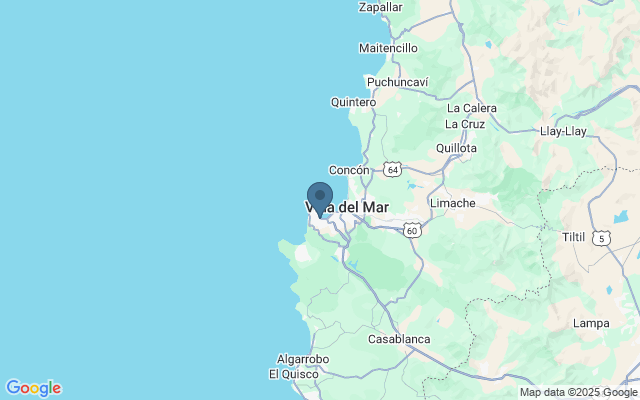 Kaart met locatie Ascencor Concepción